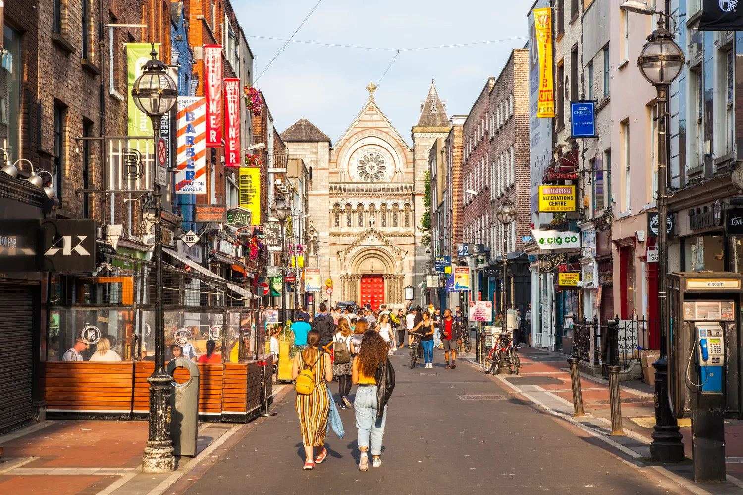Les rues animées de Dublin